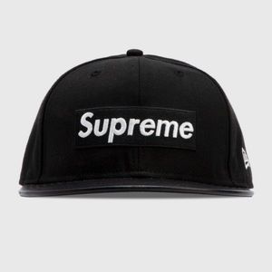 Authentic Supreme Leather Hat